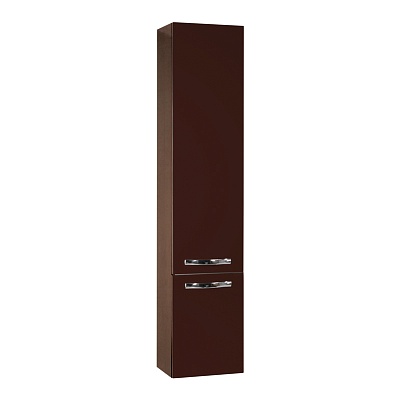 Шкаф-колонна подвесная Акватон "Ария" темно-коричневый 1A134403AA430