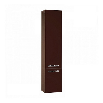 Шкаф-колонна подвесная Акватон Ария М темно-коричневая 1A124403AA430