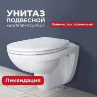 Унитаз подвесной безободковый Monterey Eco 7855N003-7146 с сиденьем 