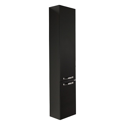 Шкаф-колонна подвесная Акватон "Ария М" черный-глянец 1A124403AA950
