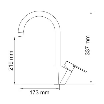 Смеситель для кухни WasserKRAFT AMMER 3707