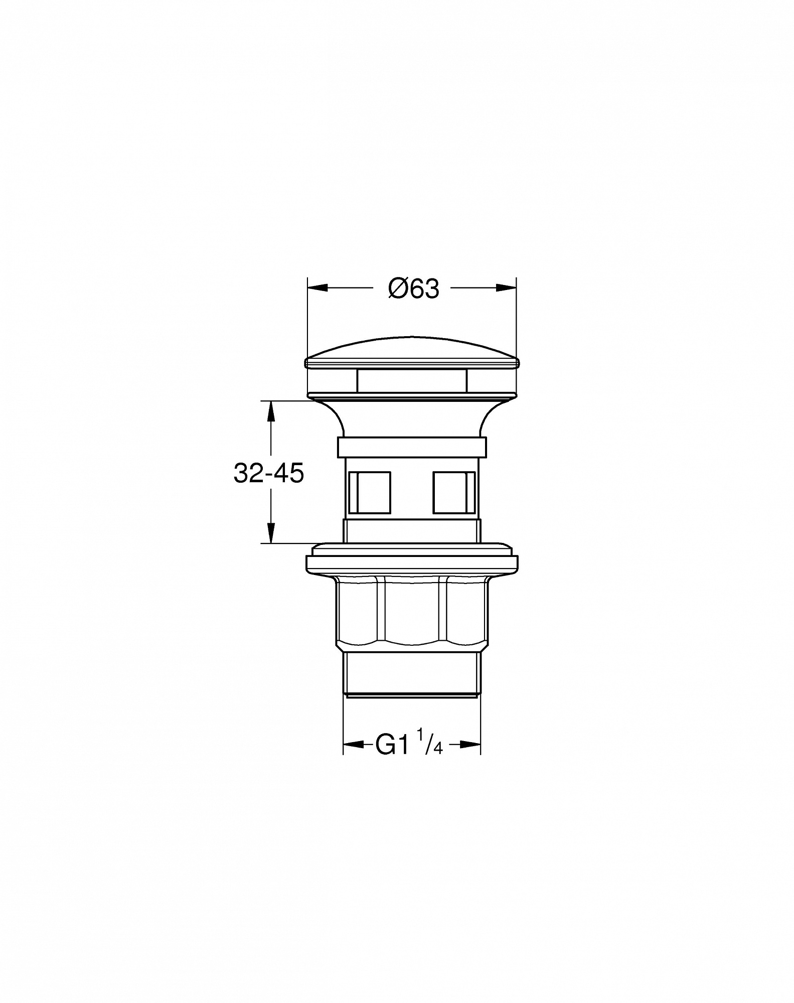 Донный клапан grohe 40824000