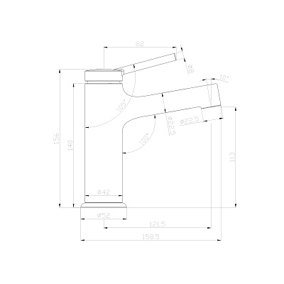 Смеситель для раковины Lemark Minima LM3806C