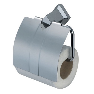 Держатель для туалетной бумаги WasserKRAFT Aller K-1125 с крышкой хром