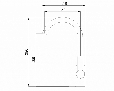 Смеситель для кухни РМС SL130-017F