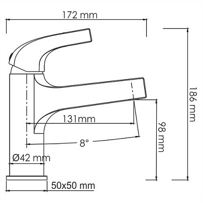 Смеситель для умывальника WasserKRAFT Sauer 7103