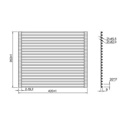 Ролл-мат Iddis Kitchen Line ROL35BLi59