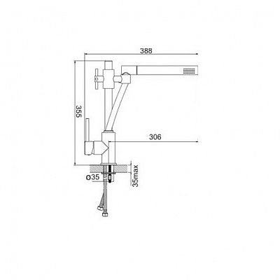 Смеситель для кухни Iddis Kitchen FM56022C