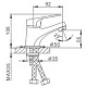 Смеситель для раковины FRAP F1013