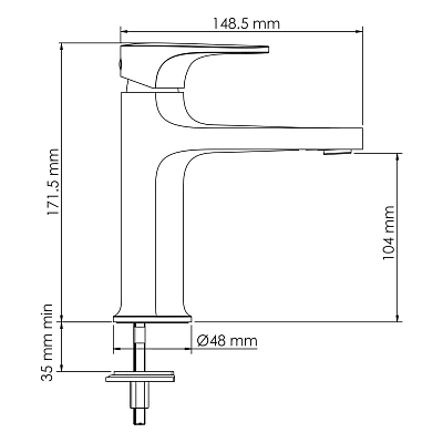 Смеситель для раковины WasserKRAFT Spree 1403