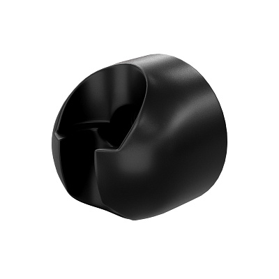 WK Держатель д/лейки   A223 настен.фиксированный ,ABS-пластик, покрытие черный Soft-touch