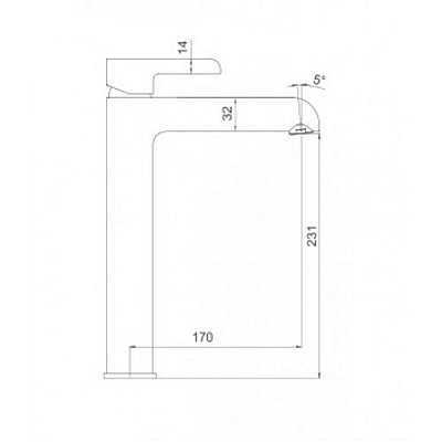 Смеситель для раковины Gappo G03-6 G1003-16