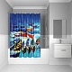 Штора для ванной комнаты Iddis 180*200 см  Boats Blue 560P18Ri11